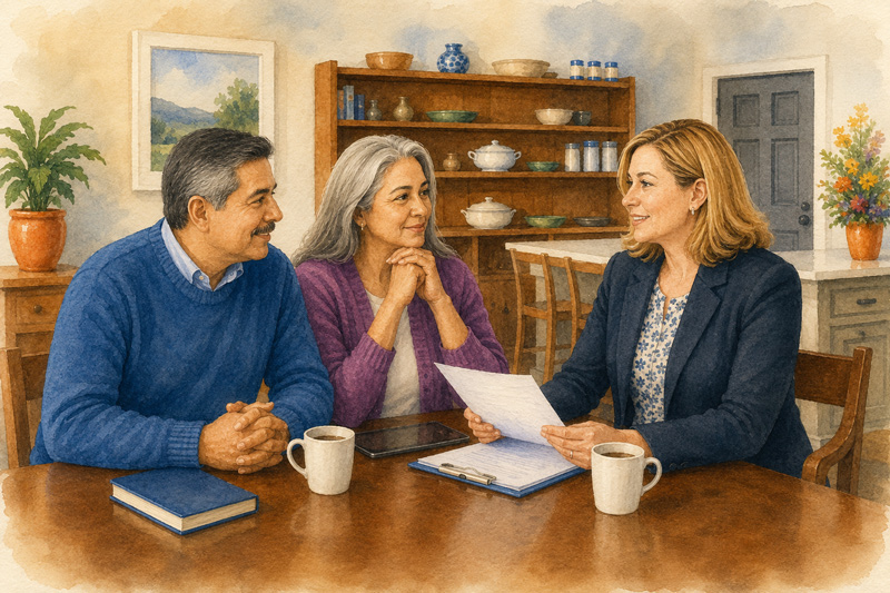 senior citizen couple with dre Szekrenyi